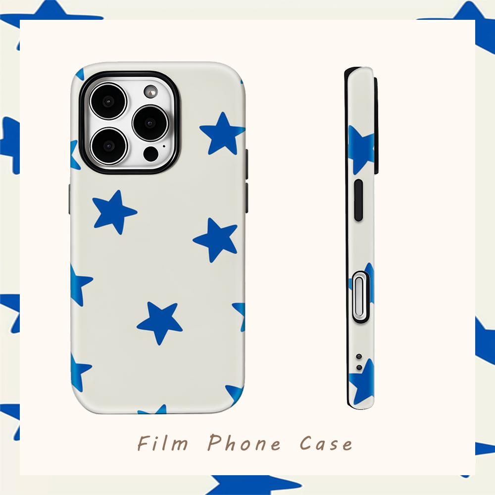 Blue StarsFor Magnetic Phone Case for IPhone 17 16 15 14 13 Pro Max Plus Single Double-layer Tough Case