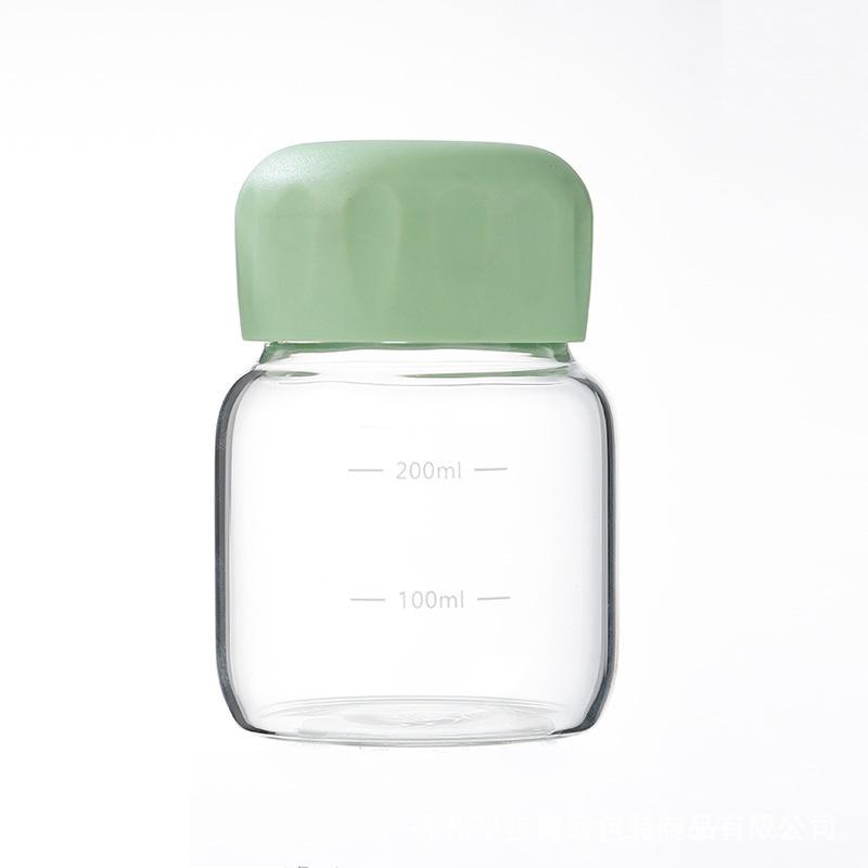 Durable And Leak-proof Mini Water Cup For Women Portable And Creative Style 300ml White Ordinary Glass