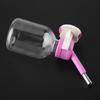 Pet Dog Hanging Drinking Bottle Head Fountain Portable Cat Water Dispenser(S 150ml Pink)