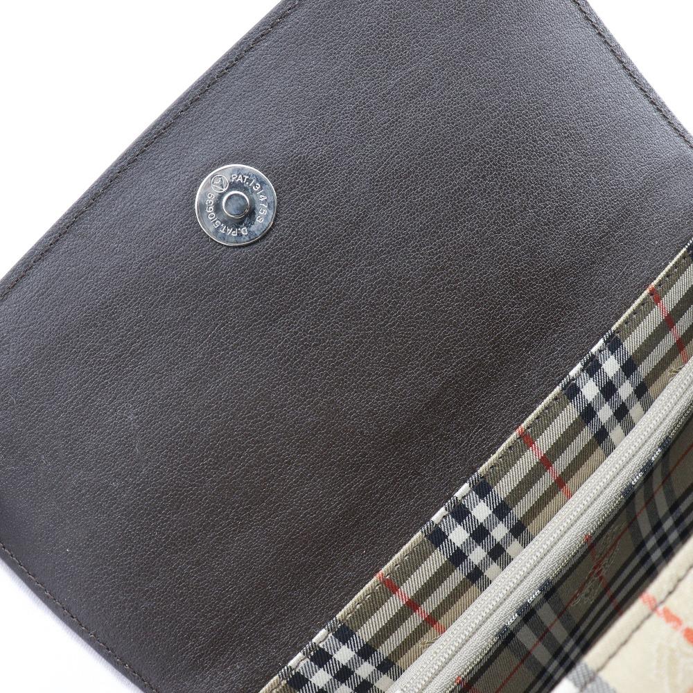 Burberry Box Handtasche Nova Check Braun Kalbsleder Damen Gebraucht