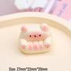 3D Bear Sofa Cartoon Shoe Charms, Cream Glue, Resin DIY Jewelry Accessories