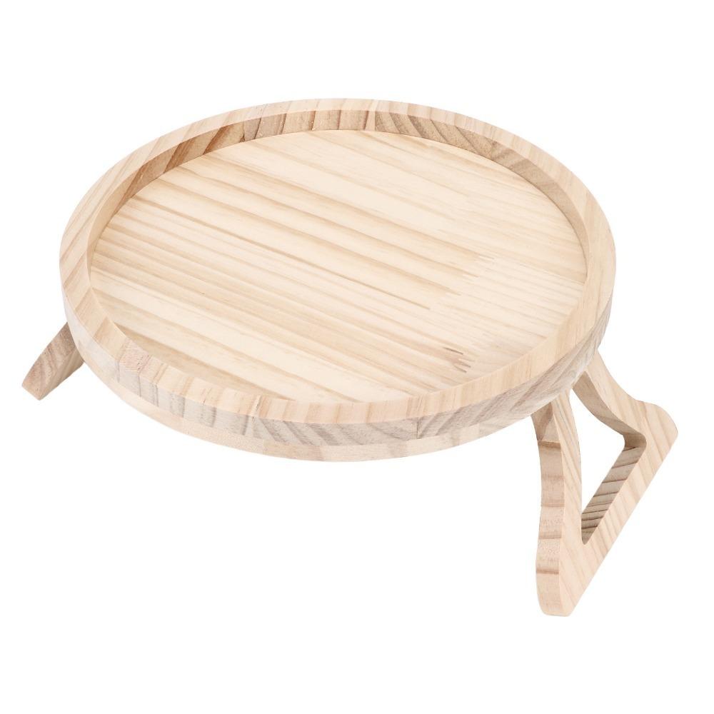 

Foldable structure Clip On Sofa Tray Clip-on installation Armrest Holder Tray Sofa side placement 25*25cm