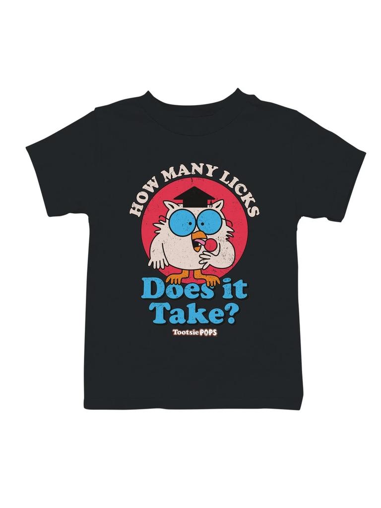 Offiziell lizenziertes Tootsie Roll Tootsie Pops Eule Jugend-T-Shirt