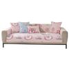 Sofa Cushion Winter Cartoon Non-Slip Cushion Cover Towel Cute Thickening Plush Sofa Cover