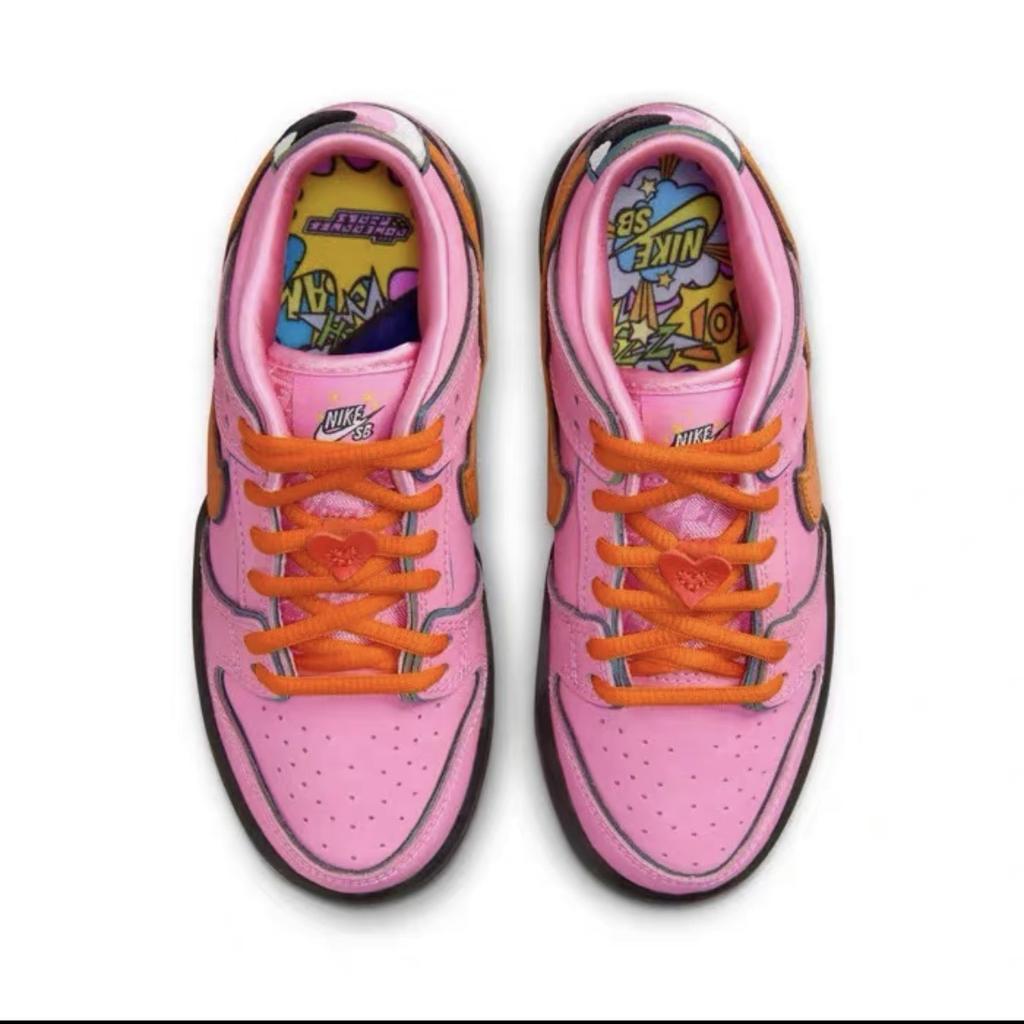 The Powerpuff Girls x Nike Dunk Low Pro SB QS PS Кроссовки детские