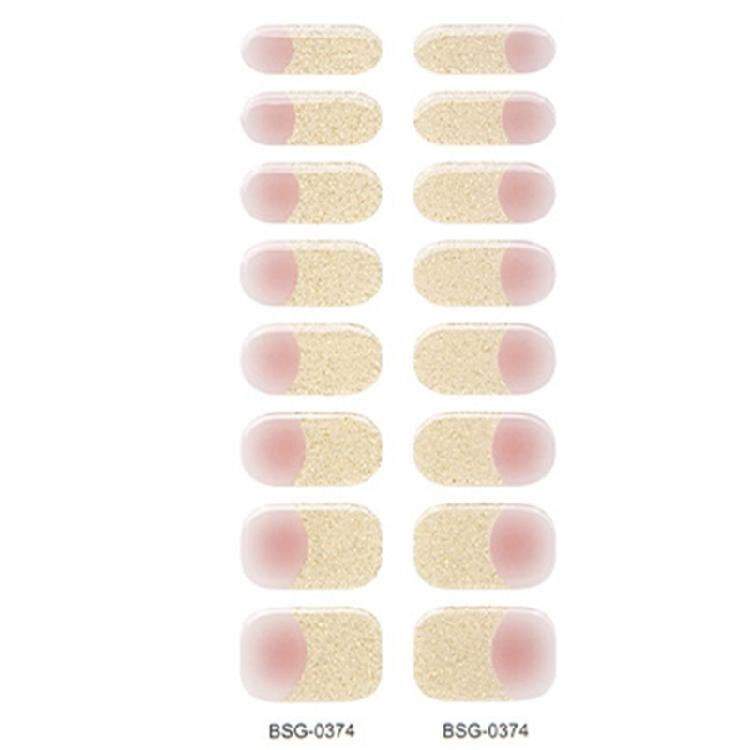 Self Adhesive Gel Nail Strips Nail Polish Stickers Nail Art Decals for Women