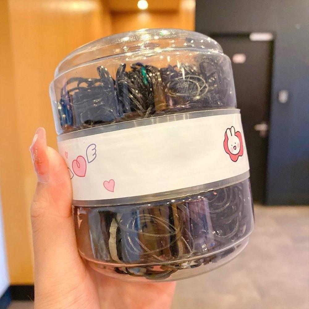 600 PCS No Harm To Hair Rubber Band Cute Children Hair Rope Fashion Hair Accessories Baby