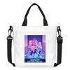 Horký prodej KPOP Dívčí skupina Demon Hunter Tištěná plátěná taška Módní dámská dojížděcí taška přes rameno crossbody