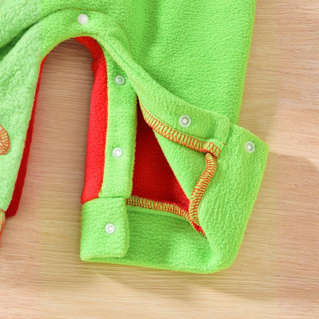 Baby Christmas Party Patchwork Romper Costume