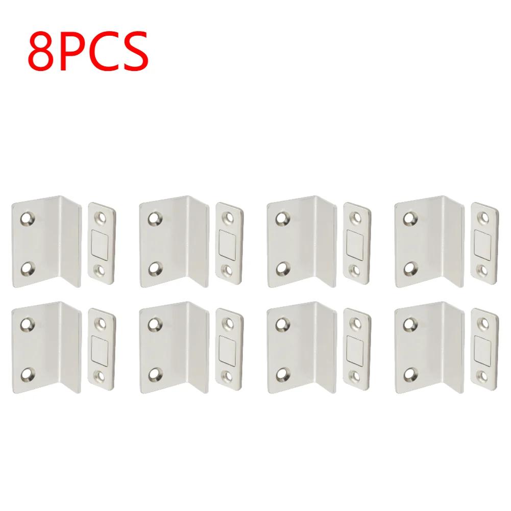 20-1 Stück Starker Türschließer Tür-Magnet Möbel Schrank Schrank Magnetischer Türfang Riegel Stanzfrei Schranktürschließer