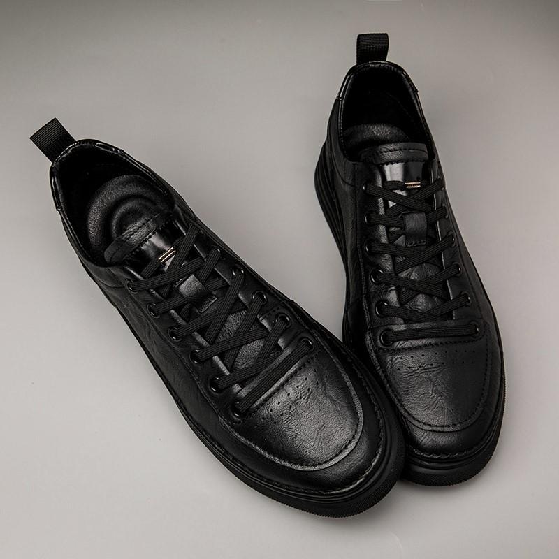 Luxury Brand Mens Casual Shoes Genuine Leather Man Sneakers Non-Slip Comfort Flats Leisure Walk Male Footwear New Outdoor Shoes