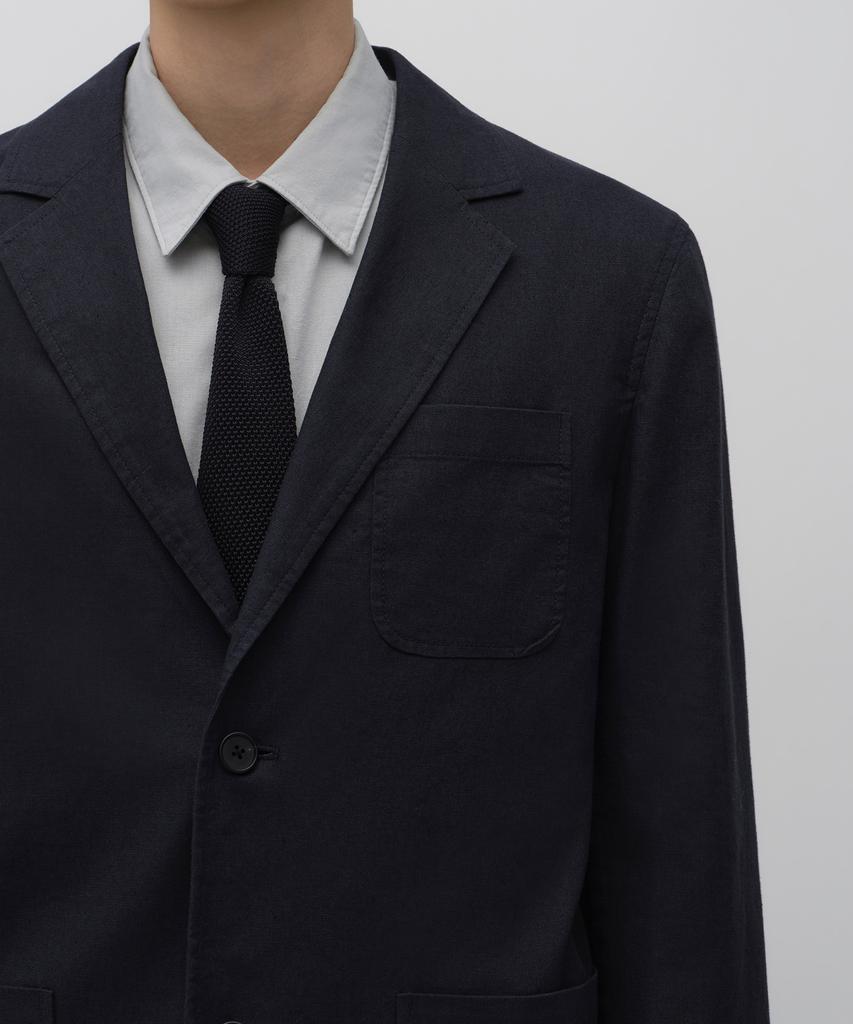 Musinsa Standard [City Workers] Linen Blend Blazer [Navy]