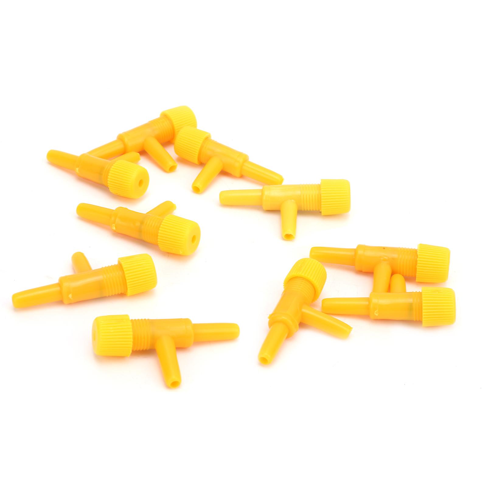 

Aquarium Air Valve T Shape Plastic 2‑Way Connector Air Pump Splitter for Fish Tank