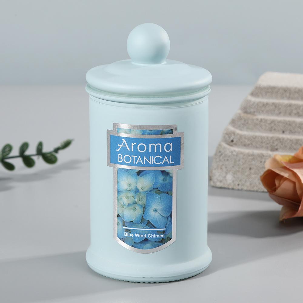 Colorful Tea Can Soy Wax Scented Candle Home Unscented Souvenir Candle