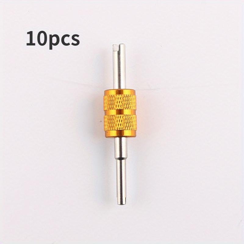 10pcs Universal Tire Valve Core Removal Tool Screwdriver Car Truck Bicycle Wheel Repair Tool Dual-Purpose