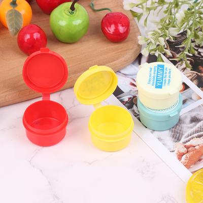 Mini Condiment Squeeze Bottle Salad Dressing Ketchup Squeeze Jar Container Plastic Portable Lunch Box