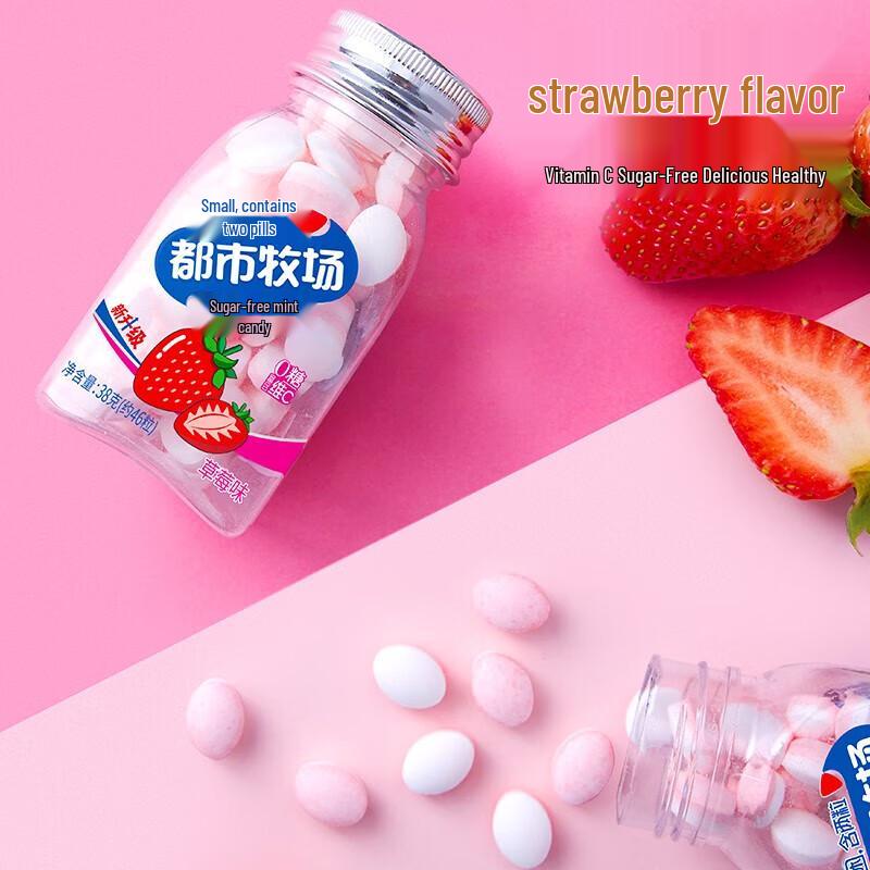 Urban Pasture Sugar-Free Strawberry Mints