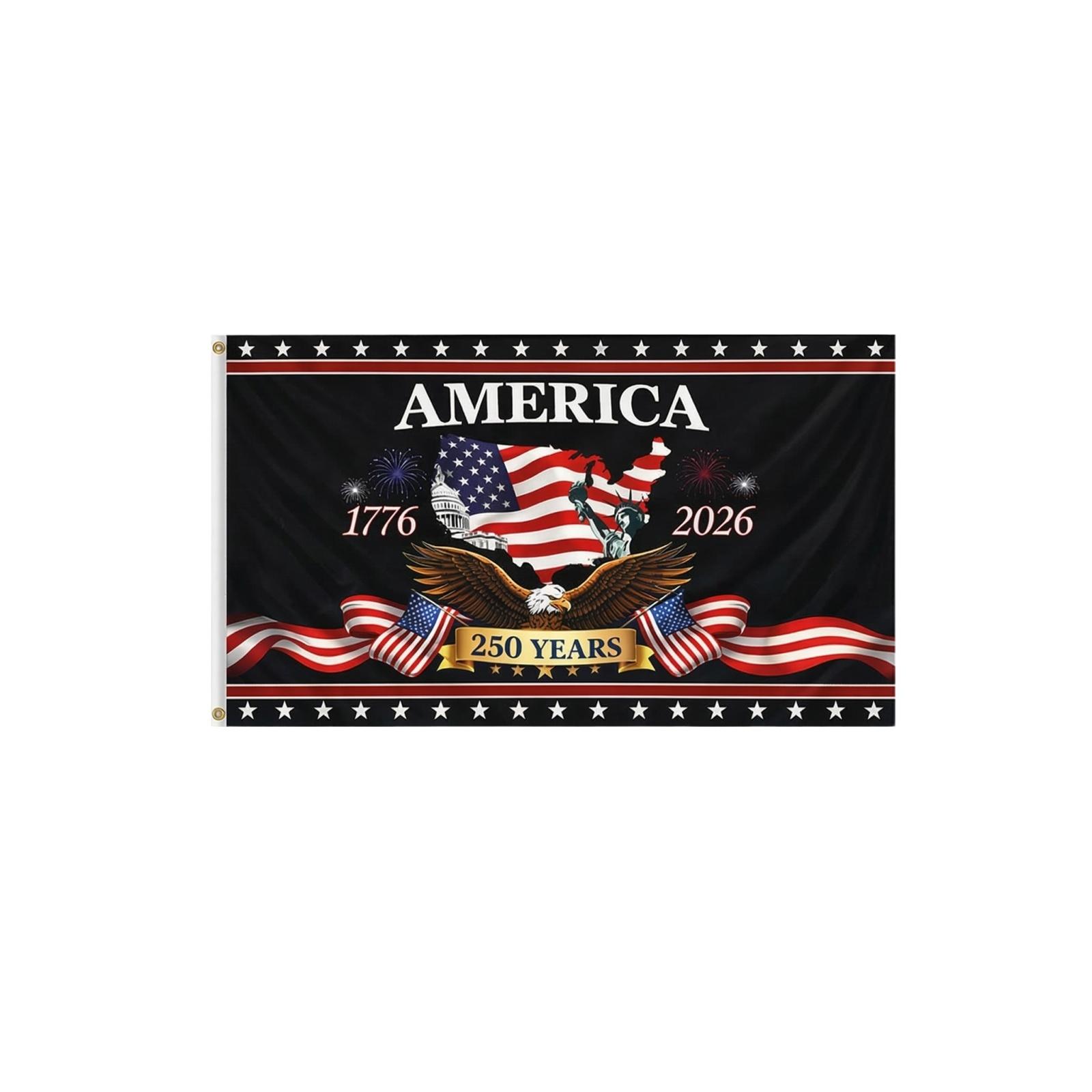 

Independence Day Memorial Flag Outdoor Flag (excluding Pole) S чёрный