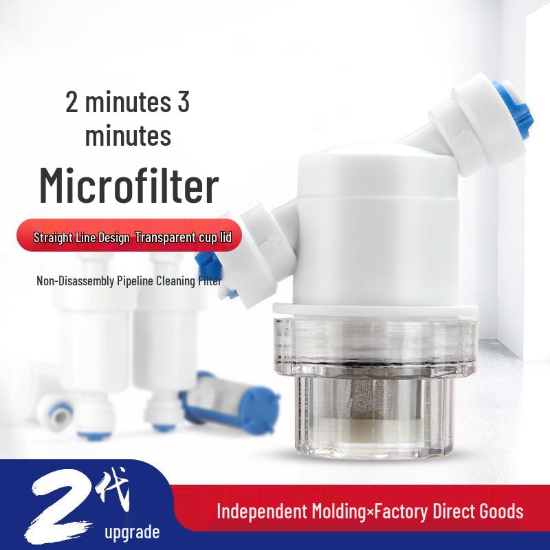 2-Minute Quick Connect Washable Micro Filter with Stainless Steel Mesh for Water Purifiers