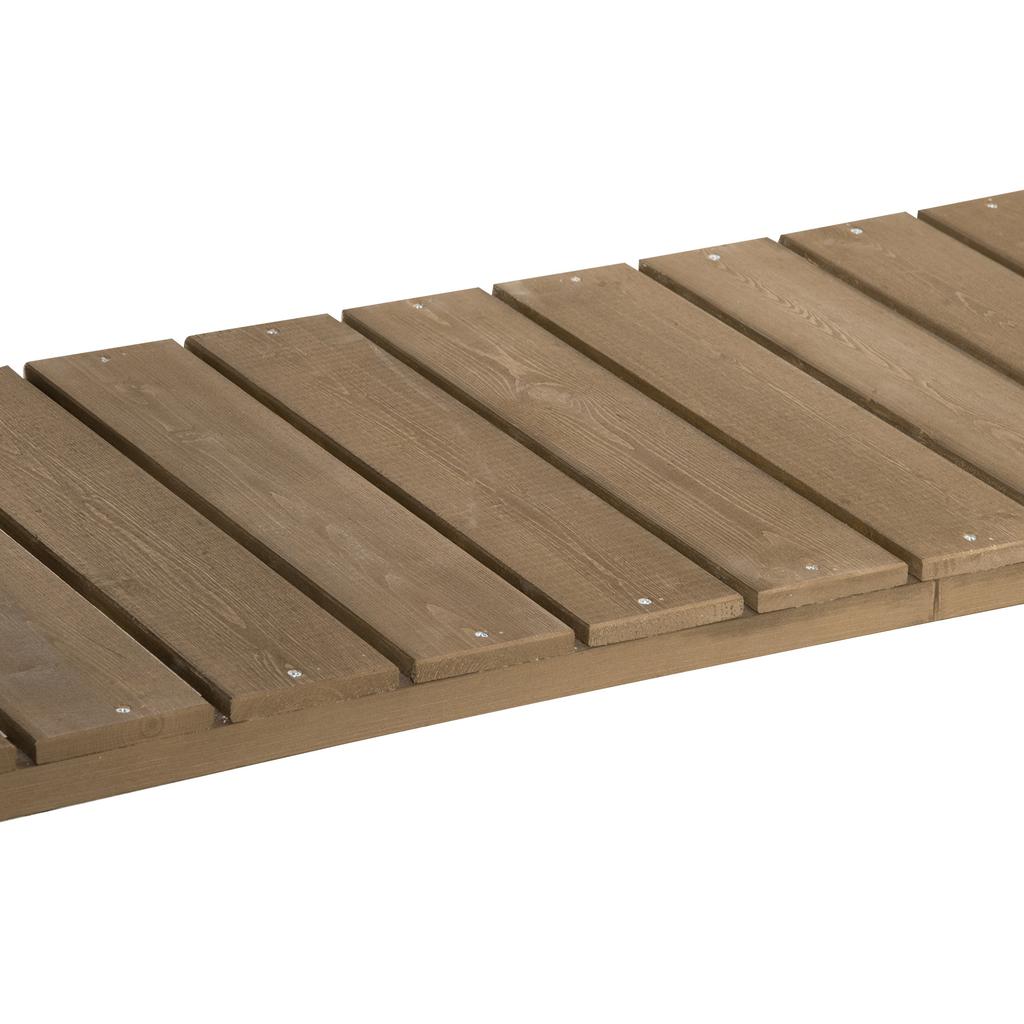 Wooden Herb Planter Raised Bed Container Garden Plant Stand Bed 8 Boxes 110L X 46W X 76Hcm Brown