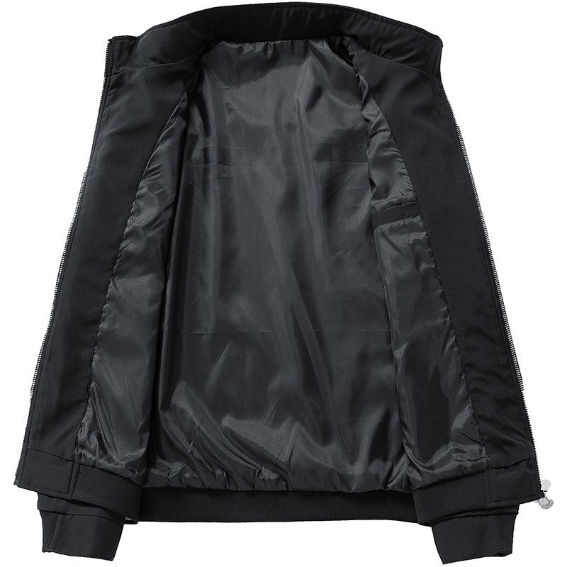 Spring and Autumn Thin Men's Stand-up Collar Short Trench Coat Casual Jacket Men's Trendy Top Coat Men's