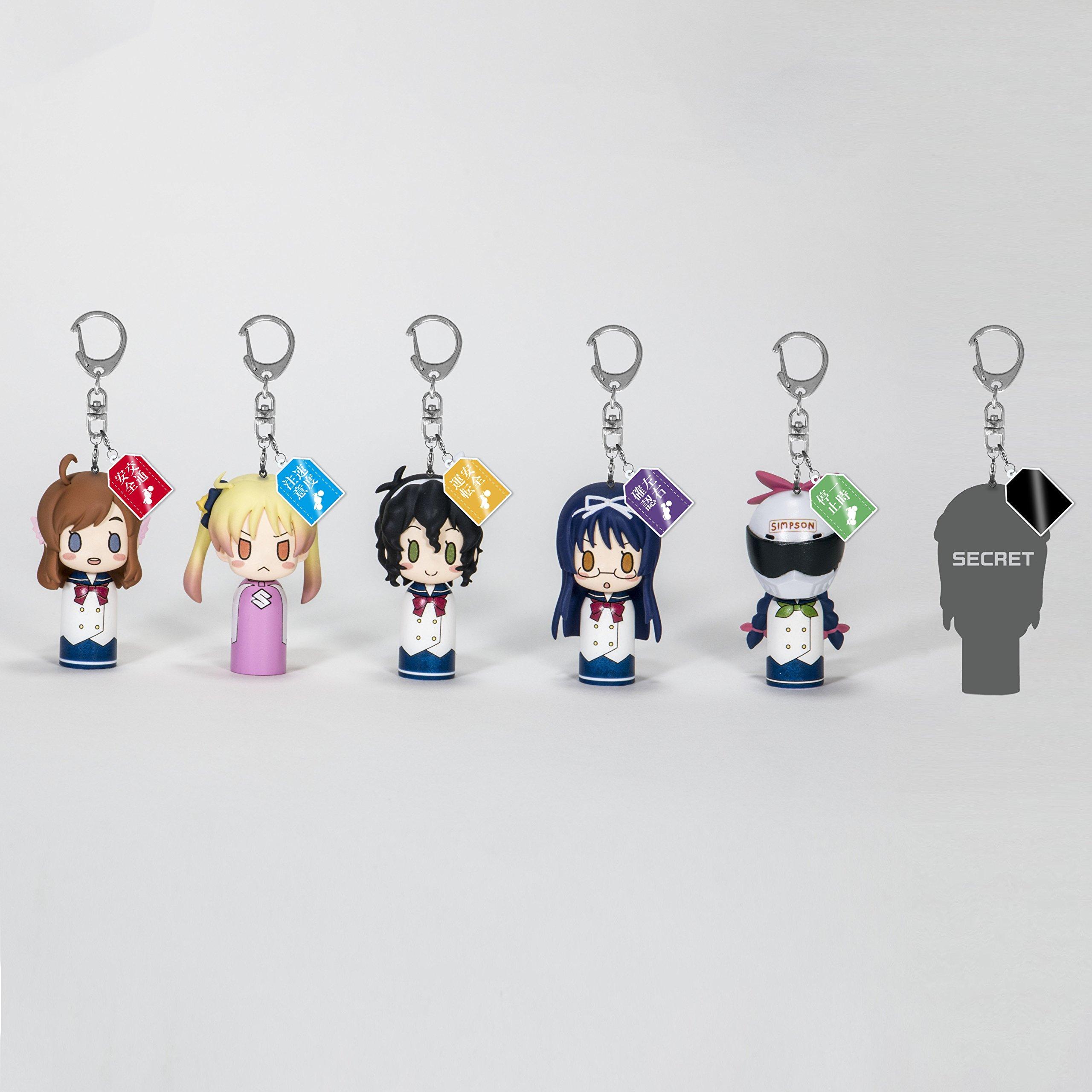 

Kokeshi Trap Key chain with charm charm BOX product 1BOX 6 total 6 types Bakuon!! = pieces,