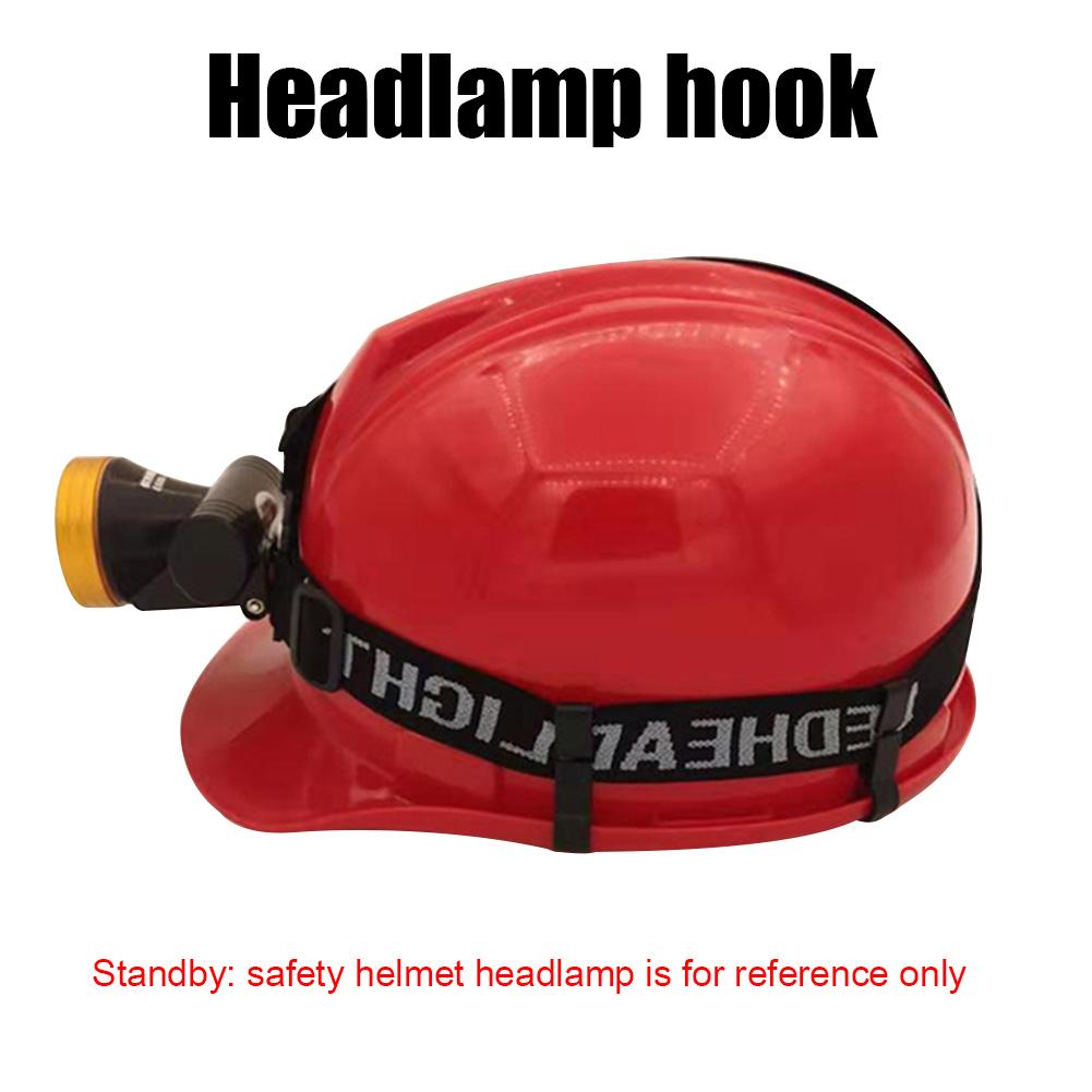 10pcs/Set Helmet Headlight Helmet Clips Easy Headlamp Hard Hat Safety Cap Hook Plastic Headlamp Mount Hooks