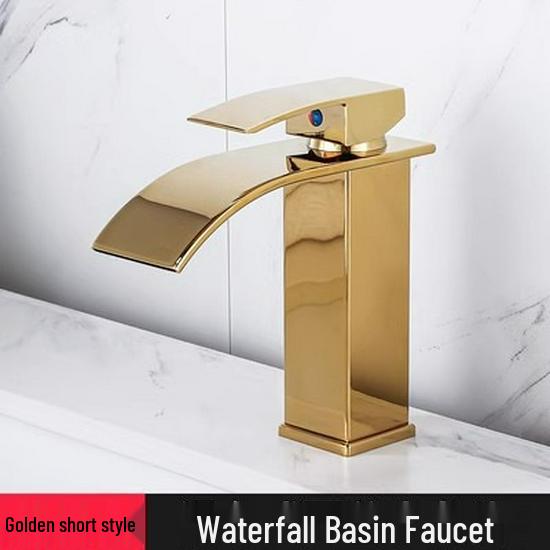 Hot & Cold Dual Use Waterfall Bathroom Sink Faucet