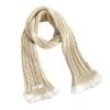 Winter style with thermal lace scarf knitted twist lace Korean student atmosphere scarf scarf