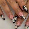 24Pcs Removable Ballerina Fake Nails Almond Shaped Press On Nails For Women Girls Nail Art Decoration