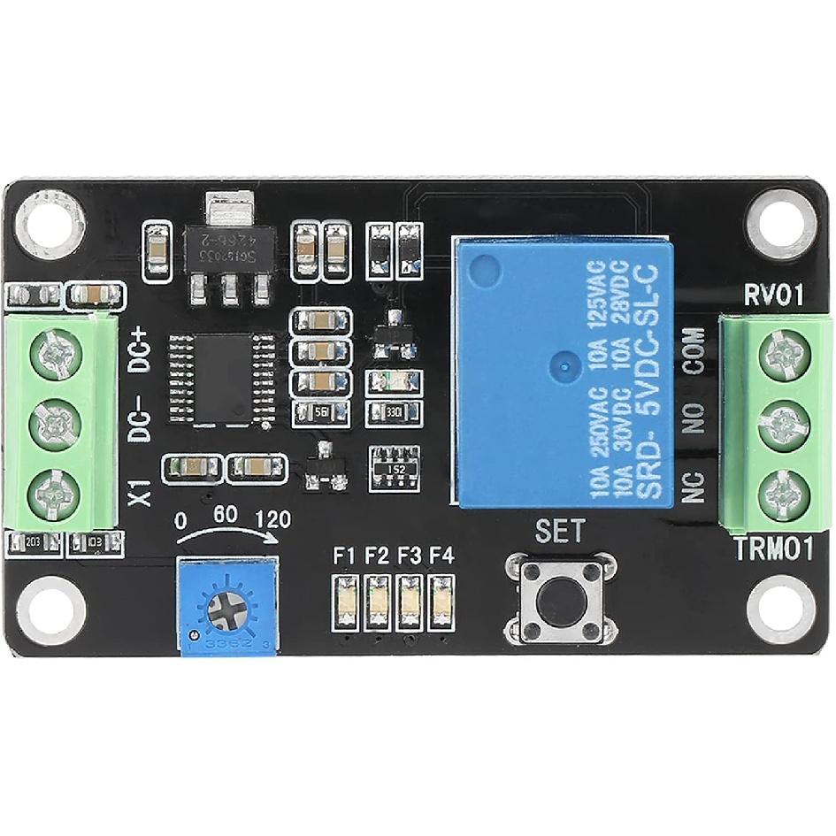 Delay Timer Relay Self-Locking Delay On Off Time Switch Loop Module Super 555 Timer DC 5V/12V/24V(DC24V)