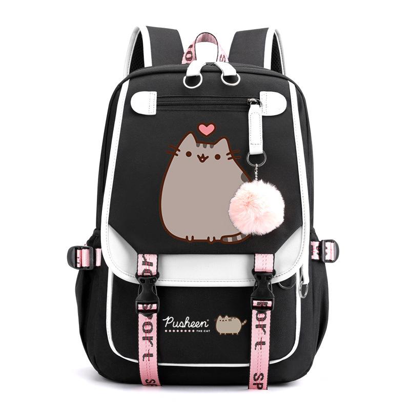 Cartoon Cute Printed School Bag Outdoor Travel Oxford Cloth Backpack