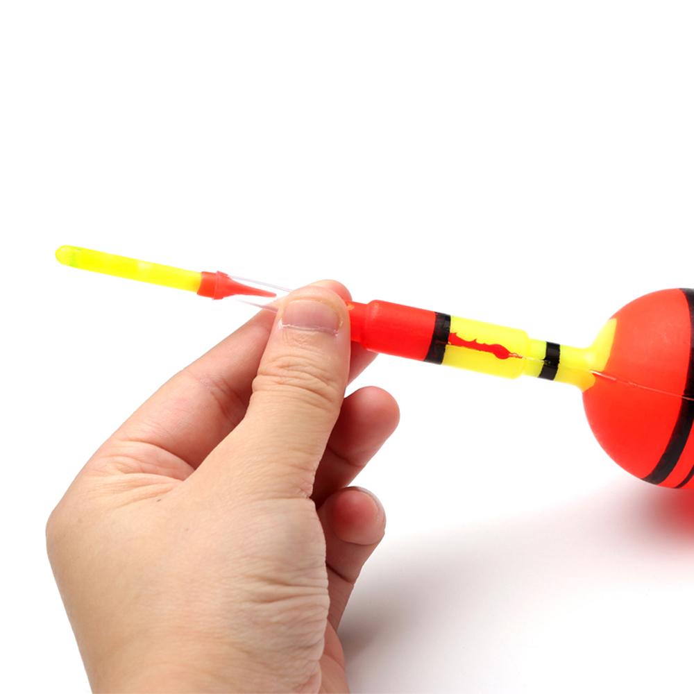 50Pcs Luminous Fishing Float Fireflies Fishing Float Fluorescent Lightstick Night Float Rod Lights Dark Glow Stick Tools