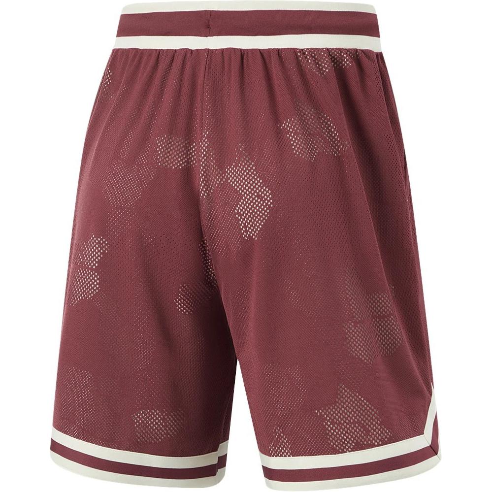 Li Ning Casual Shorts Men's Dark Red Purple AAPU065-5