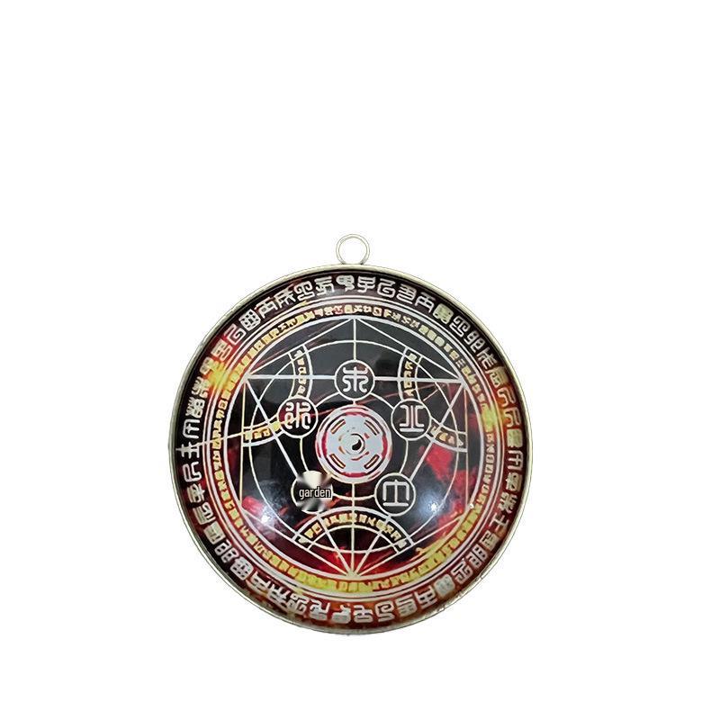 Five Elements Wealth Pendant: Single-Sided 4cm Keychain for Attracting and Absorbing Wealth.