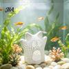 Dark Style Fish Tank Decor Halloween Aquarium Hideout, Floating Bat Betta Hammock, Ghost Hide Cave And Resting Spot, Decoration for Shrimp Small
