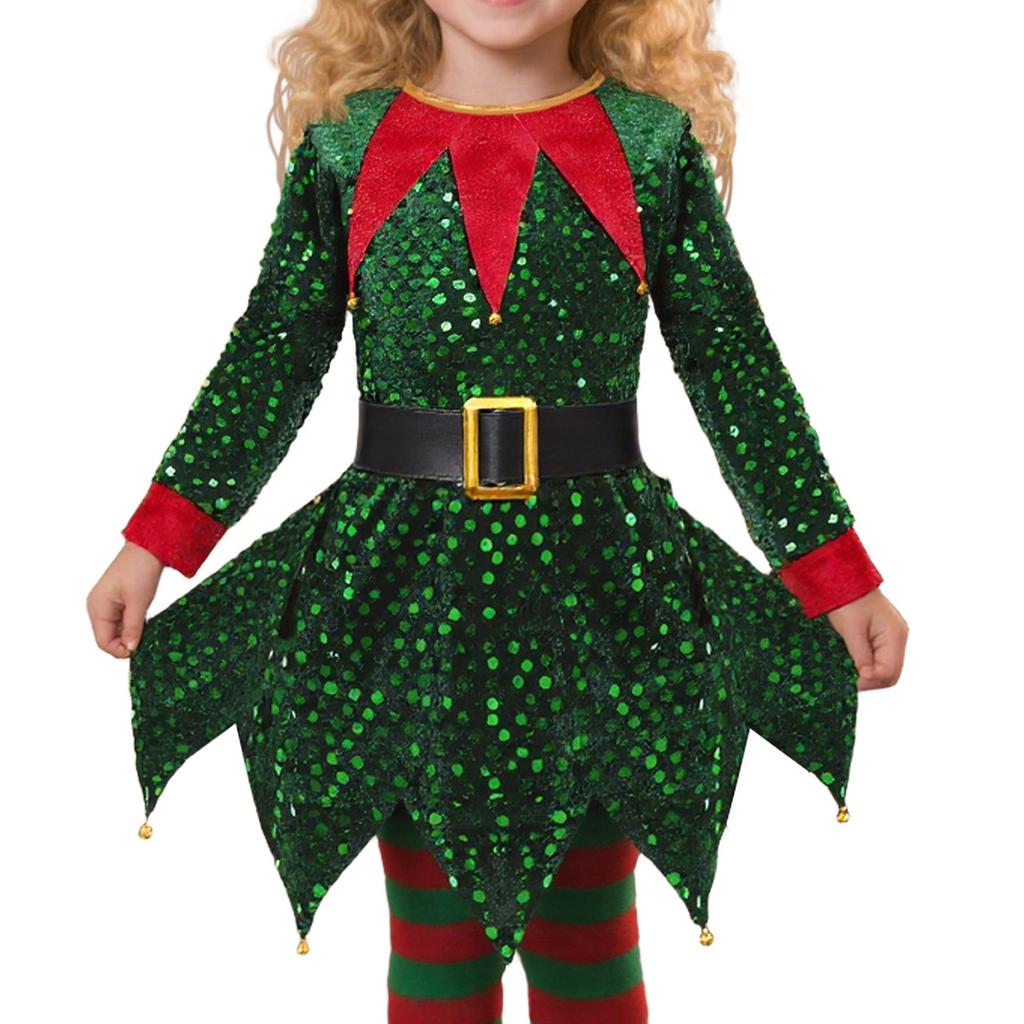 Children's Christmas Costumes, Holiday Party Christmas-themed Performance Cosplay Costumes