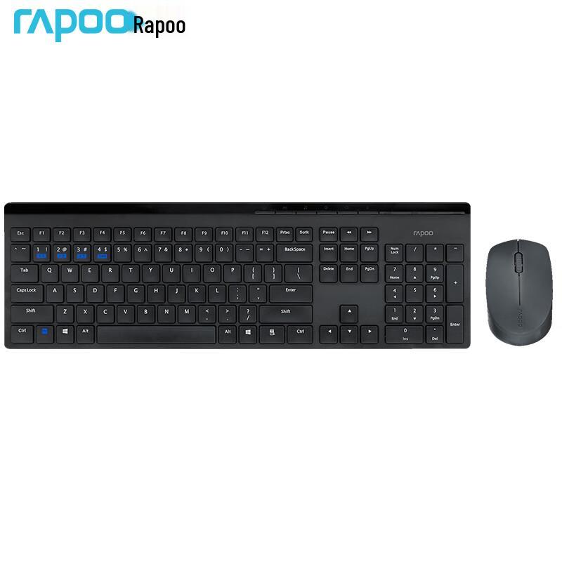 Rapoo 8100GT Multi-Mode Wireless Keyboard & Mouse Combo