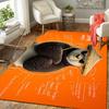 1Pc Panda'S Journey Success Rug, Office Carpet Indoor Outdoor Doormat, Non-Slip Soft, Living Room, Christmas Halloween Gift M929314