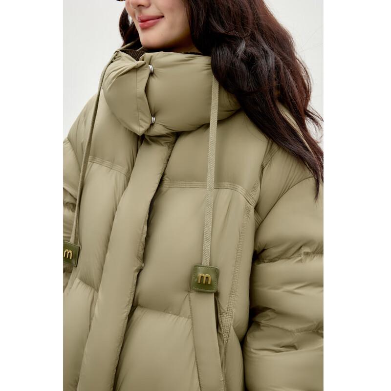 Women's Casual Loose Fit Hooded Down Jacket