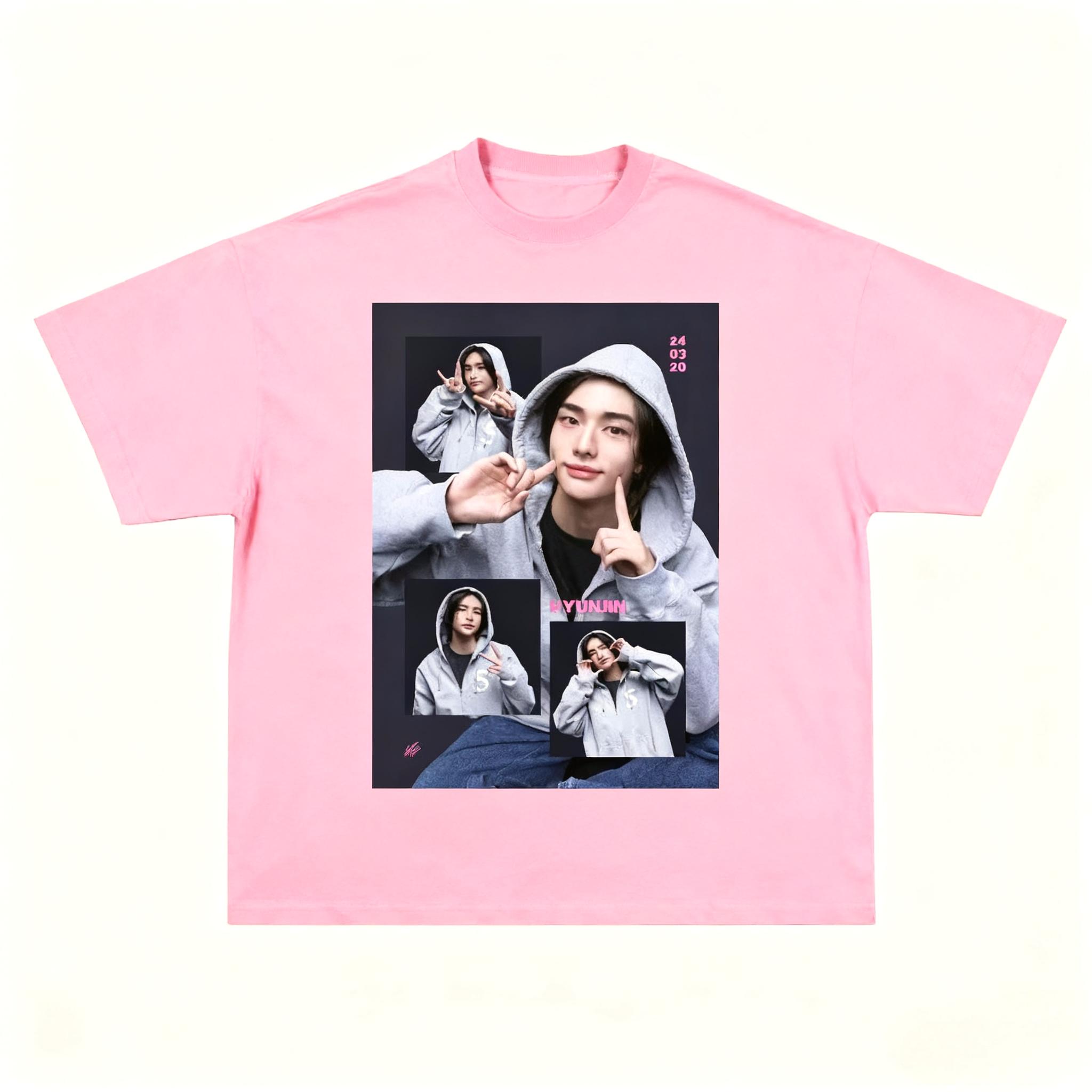 

Хёнджин Бездомные Дети K-pop Футболка Американский Хип-хоп Лето Новинка Женская Ретро Мода фанаты Футболка с коротким рукавом 4XL