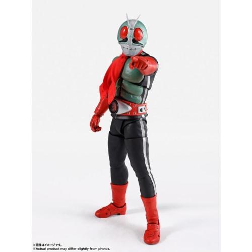TAMASHII NATIONS S.H.Figuarts (Real Bone Carving Technique) Kamen Rider New No. 2 Glorious Showa Rider Edition, approximately 145mm, PVC, ABS, and fab