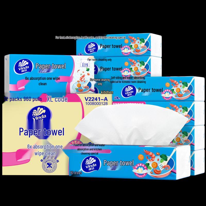 Vinda 2-Ply Kitchen Paper Towels, 12 Packs
