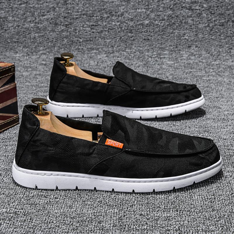 Pánské Boty Letní Plátěné Boty Prodyšné Pohodlné Outdoor Nazouváky Vycházkové tenisky Klasické mokasíny Pro muže