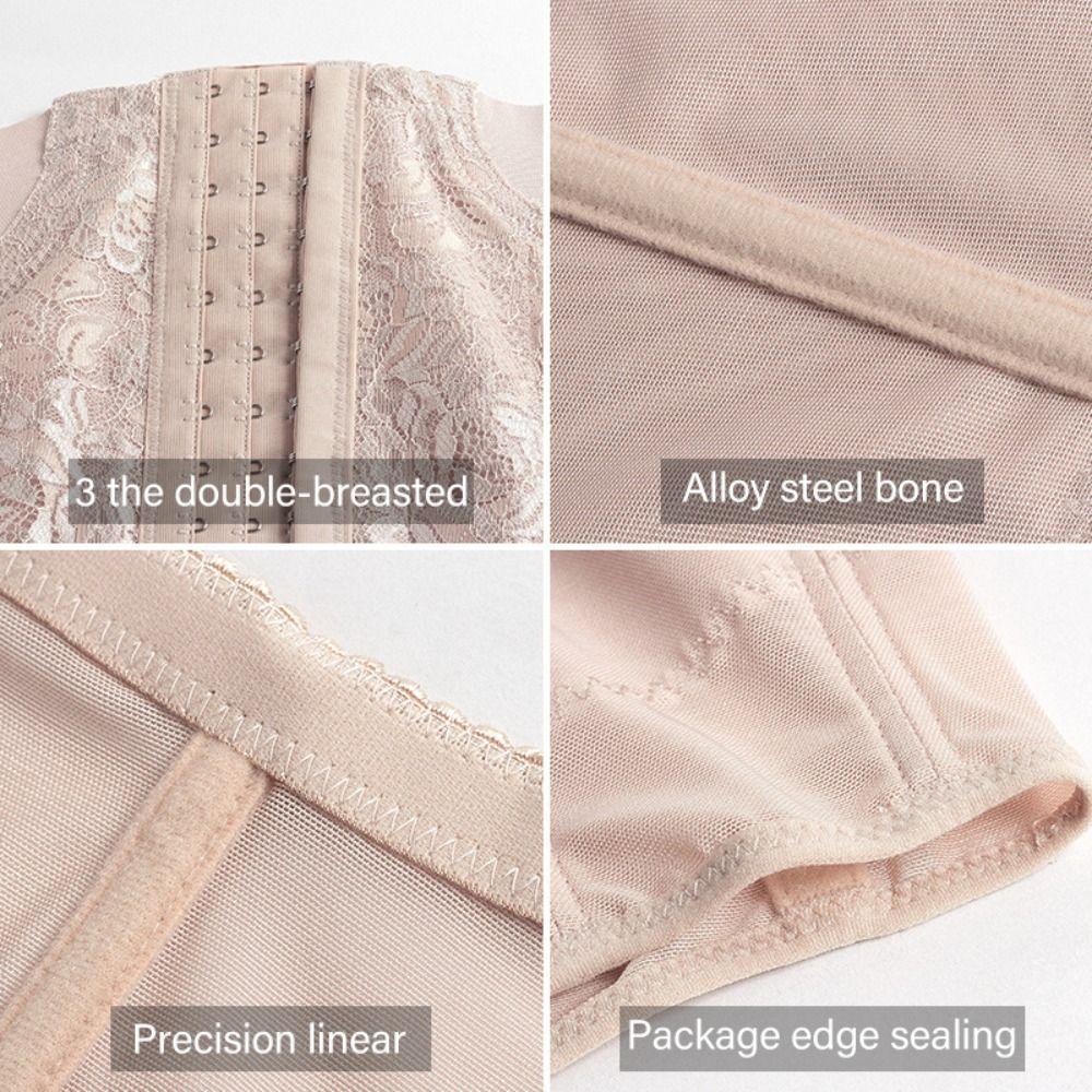 Breathable Mesh Tummy Slimming Belt Hook Closure Body Shaper Slimmer Belt Shapewear  Daily Wear