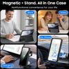 For Google Pixel 10 Pro Fold with Magnetic Power [Hidden Kickstand][Screen Protector][Hinge Protection] Slim Shockproof Protective Phone Case-Black
