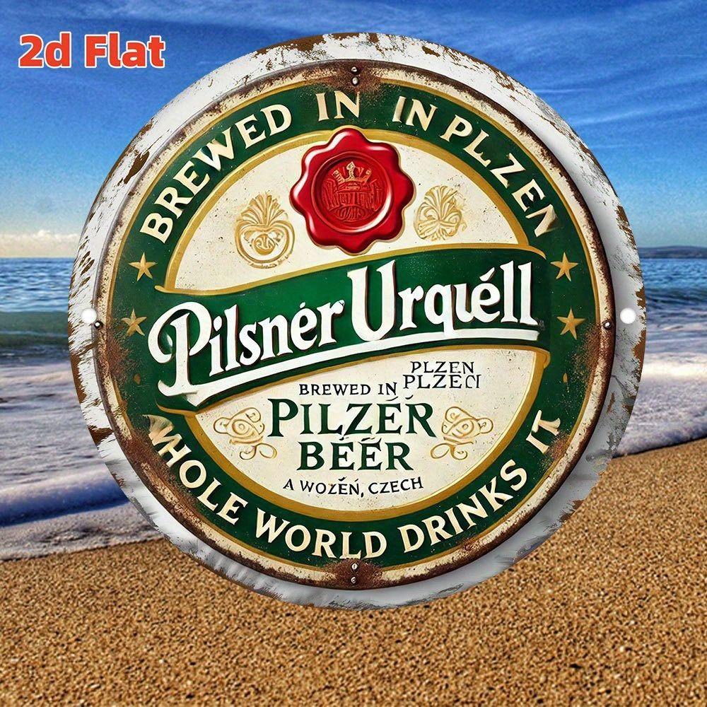 

2D Плоское Подвесное Металлическое Украшение, Расписанная Вручную Настенная Табличка