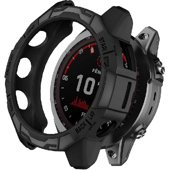 ISABAKE Case Cover Compatible with Garmin Fenix 7X/Fenix 7X Pro/EPIX Pro 51mm, Soft Anti Drop Replacement Protective Cases Smart Watch Accessories