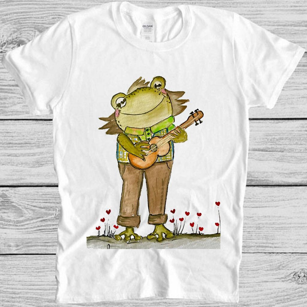 Frosch Kröte Gitarre Banjo spielender Musiker Meme Film Musik Geschenk T-Shirt M1114