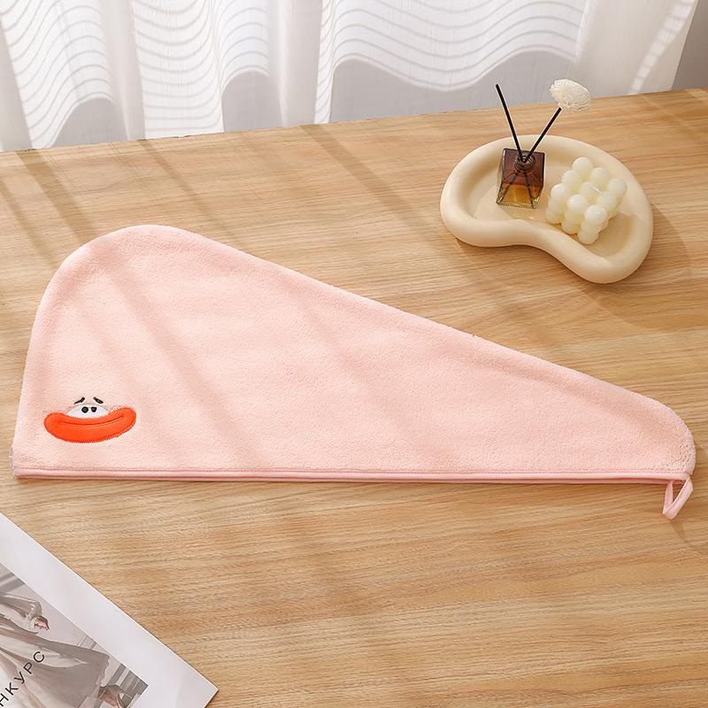 Cartoon Hair Quick-Dry Gym Towel Women Soft Towel Twist Turban Wrap for Women Absorbent Shower Cap Lightweight Travel Accessorie